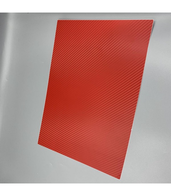 16" Защитная пленка для задней поверхности корпуса Carbon Fiber Red (350*250mm) XW-T5207-Gu-350