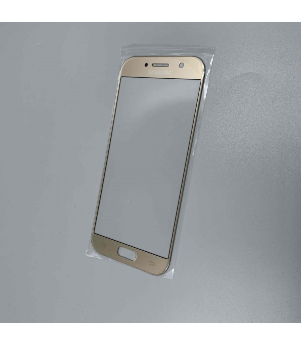 Стекло для переклейки к Samsung A520 Gold (имитация Original)