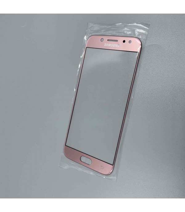 Стекло для переклейки к Samsung J530 Pink (имитация Original)