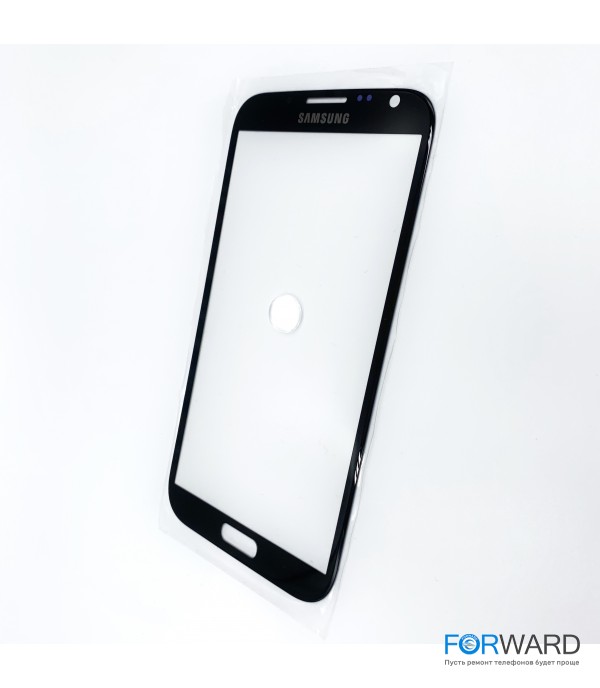 Стекло для переклейки к Samsung Note  2 Black Original