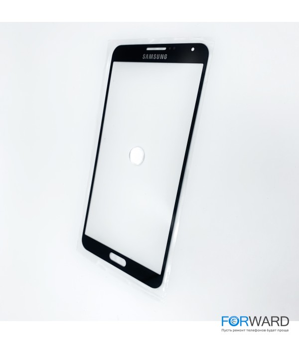 Стекло для переклейки к Samsung Note  3 Black Original
