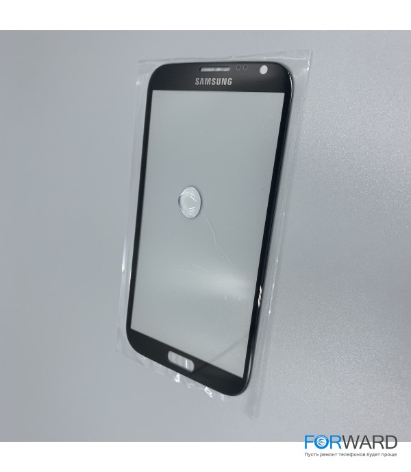 Стекло для переклейки к Samsung Note  2 Gray Original