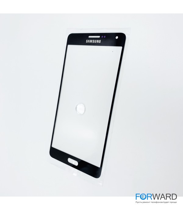 Стекло для переклейки к Samsung A700 Black Original