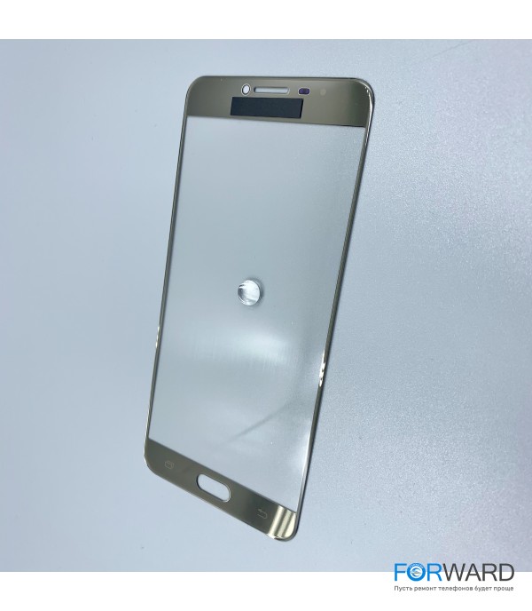 Стекло для переклейки к Samsung C7 Gold Original