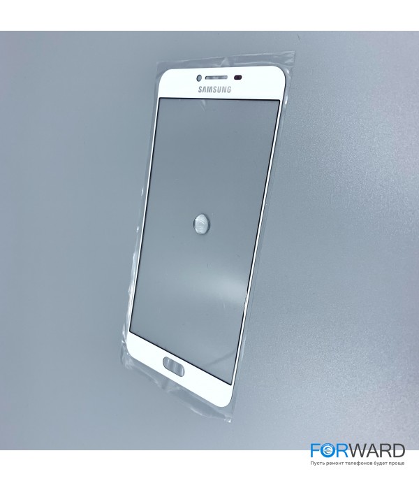 Стекло для переклейки к Samsung C7 White Original