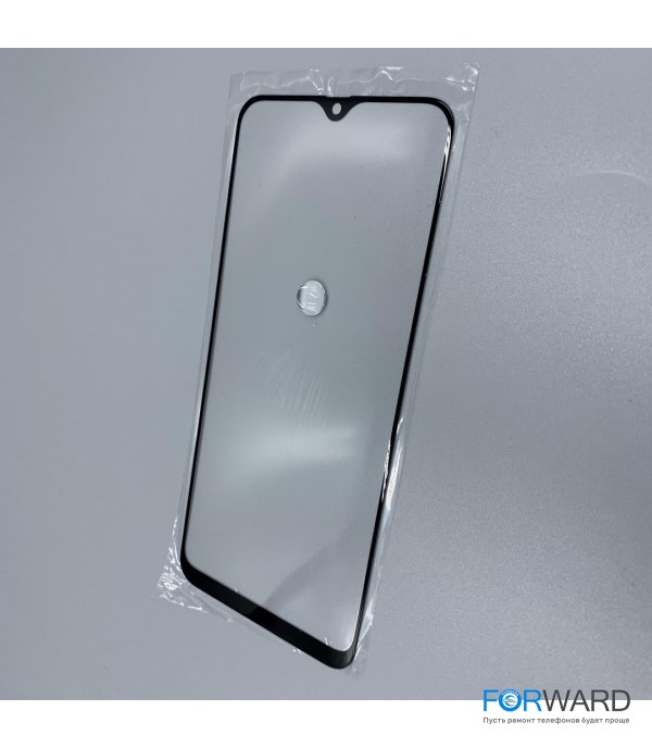Стекло для переклейки к Samsung A40s Black (имитация Original)