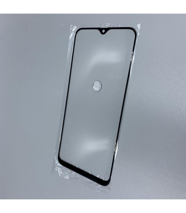 Стекло для переклейки к Samsung A40s Black Copy