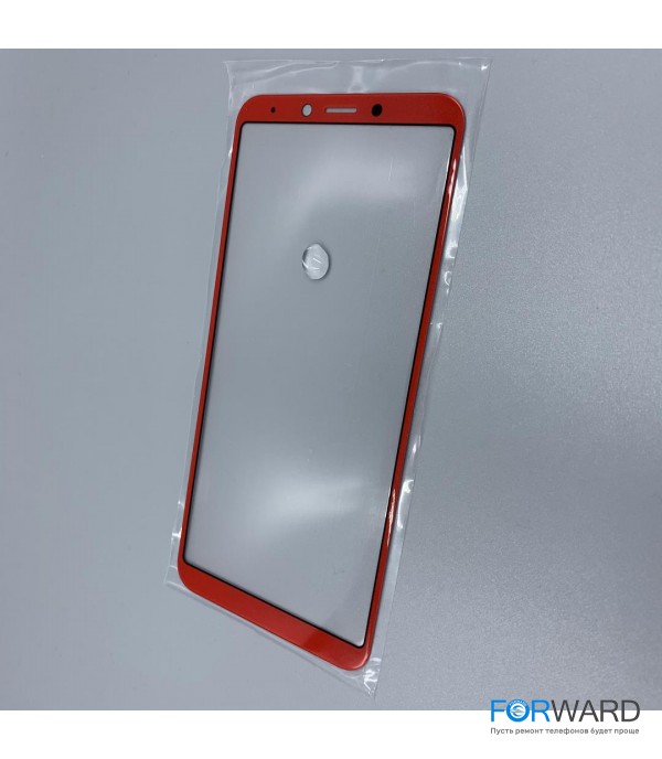 Стекло для переклейки к Samsung A6s Red (имитация Original)