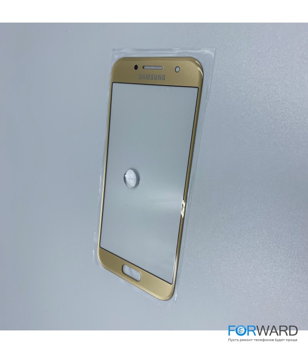 Стекло для переклейки к Samsung A320 Gold Original