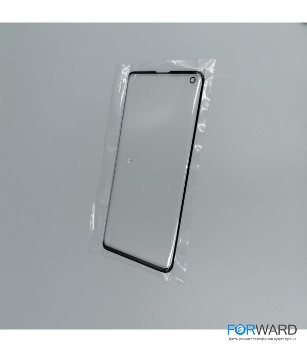 Стекло для переклейки к Samsung S10  (имитация Original)