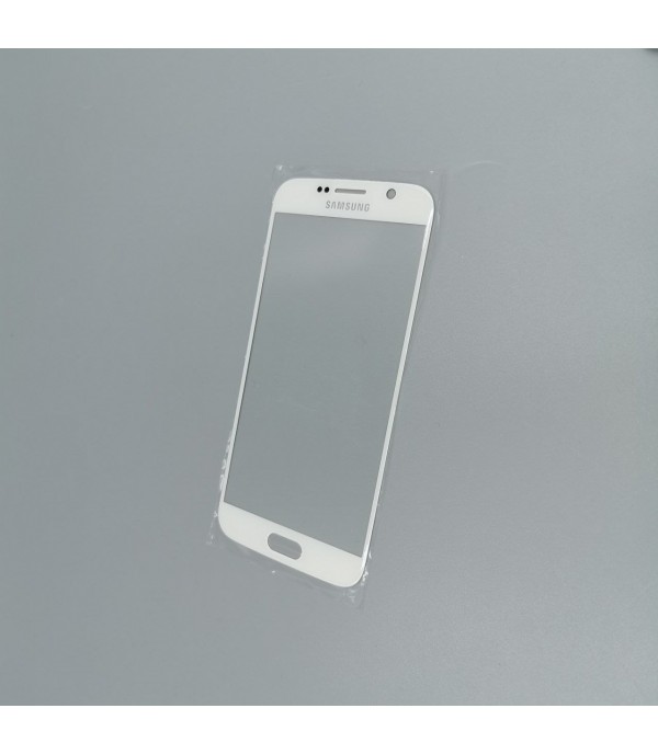 Стекло для переклейки к Samsung  S6 White Copy