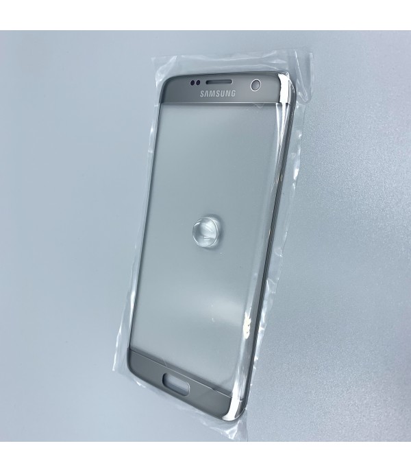 Стекло для переклейки к Samsung  S7  Edge Silver Original