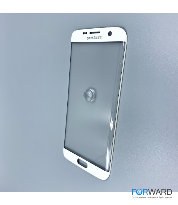 Стекло для переклейки к Samsung  S7  Edge White (имитация Original)