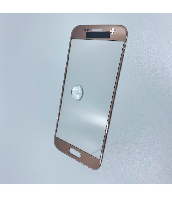 Стекло для переклейки к Samsung  S7 Rose Gold Original