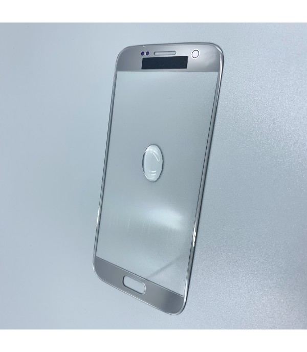 Стекло для переклейки к Samsung  S7 Silver Original