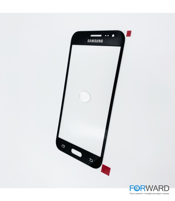 Стекло для переклейки к Samsung J200 Black Orig