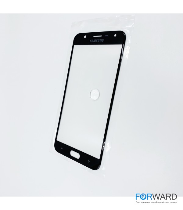 Стекло для переклейки к Samsung J7 (2018) DUO Black Original