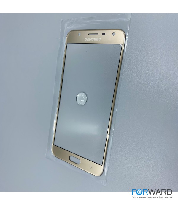 Стекло для переклейки к Samsung J7 (2018) DUO Gold Original