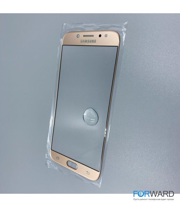 Стекло для переклейки к Samsung J730 Gold Original