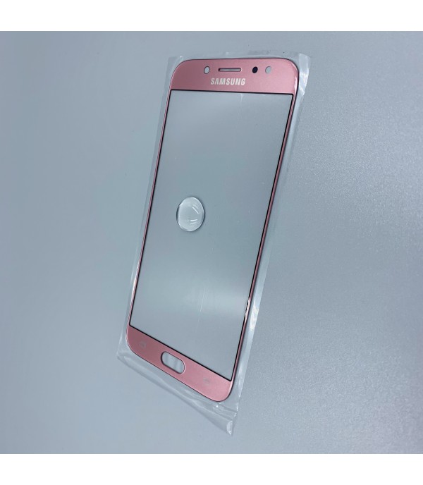 Стекло для переклейки к Samsung J730 Pink Original