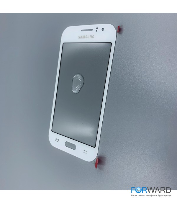 Стекло для переклейки к Samsung J100 White Copy