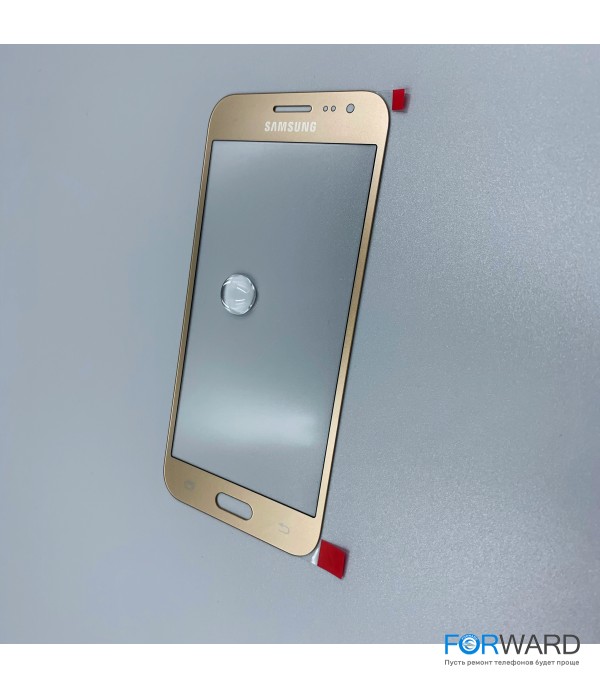 Стекло для переклейки к Samsung J200 Gold Original
