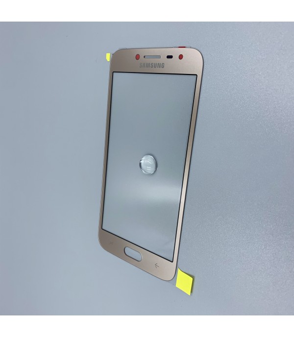 Стекло для переклейки к Samsung J250 Gold