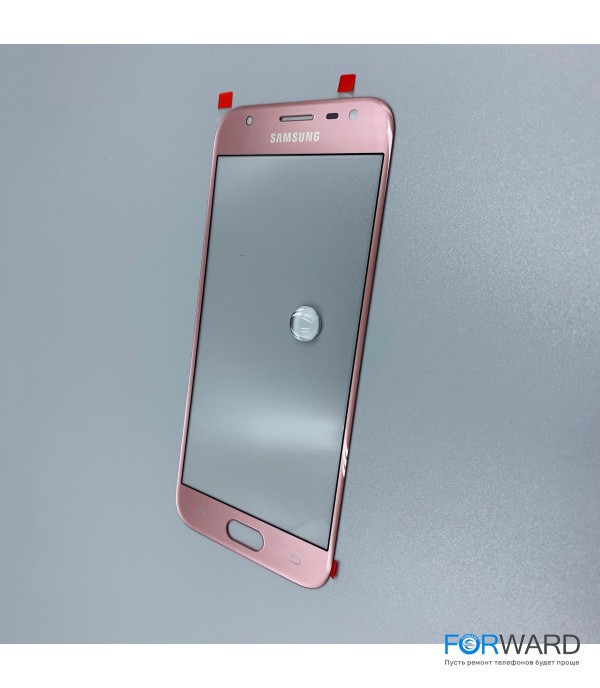 Стекло для переклейки к Samsung J330 Pink (имитация Original)