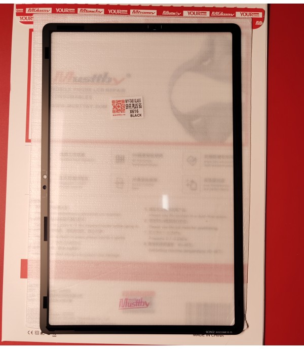 Стекло для переклейки Samsung Galaxy Tab S9 FE+ 5G SM-X616 + OCA Musttby MyGlass 1:1
