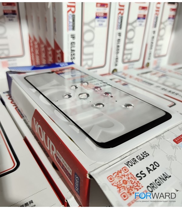 Стекло для переклейки к Samsung A20 [A205] / A30s [A307] + OCA Musttby YourGlass Original