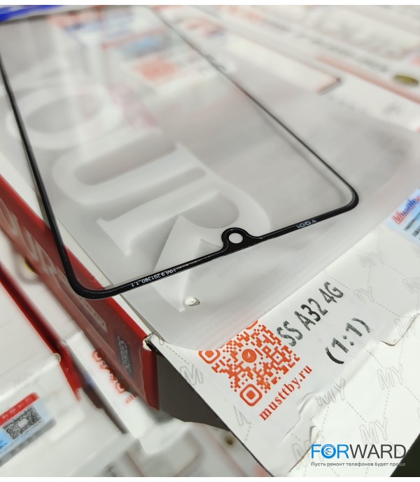 Стекло для переклейки к Samsung A32 4G 6,4" [A325] + OCA Musttby YourGlass Original