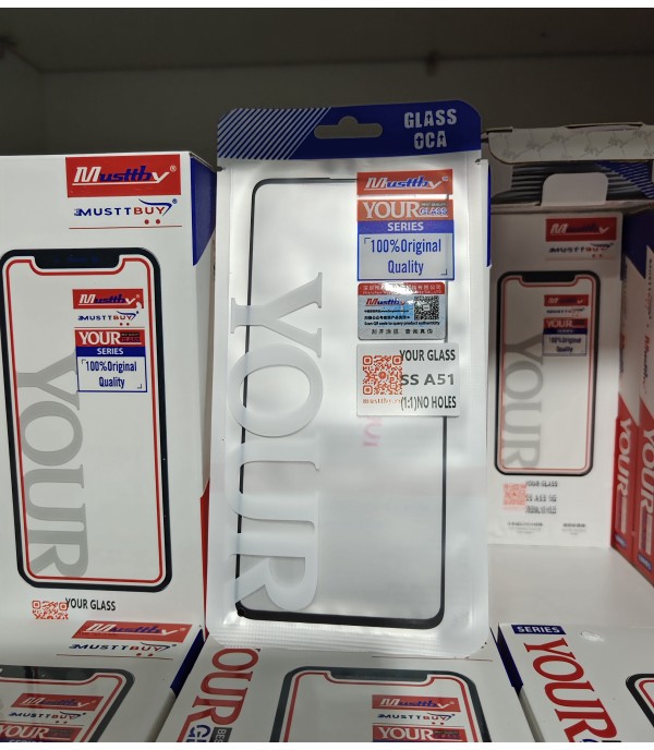 Стекло для переклейки к Samsung A51 [A515] / M31s [M317] + OCA Musttby YourGlass Original No Holes