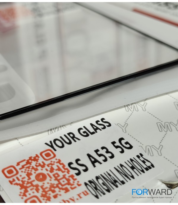Стекло для переклейки к Samsung A53 5G [A536] + OCA Musttby YourGlass Original No Holes