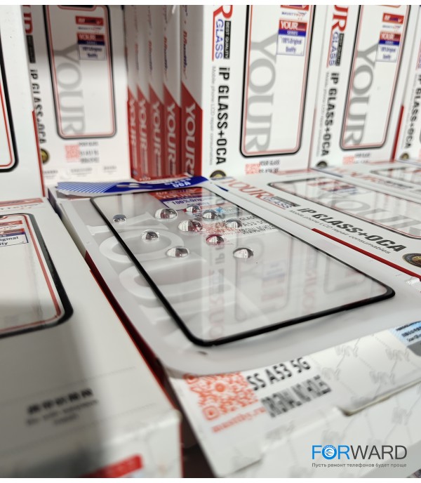 Стекло для переклейки к Samsung A53 5G [A536] + OCA Musttby YourGlass Original No Holes