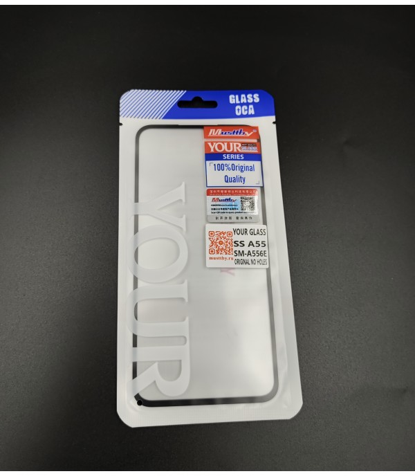 Стекло для переклейки к Samsung A35 5G [A536] / A55 [A556] + OCA Musttby YourGlass Original No Holes