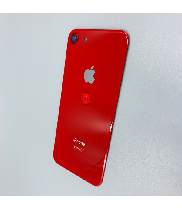 Заднее стекло корпуса iPhone  8  Red USA (стекло камеры orig)