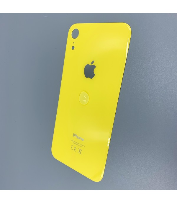 Заднее стекло корпуса iPhone  XR Yellow EU