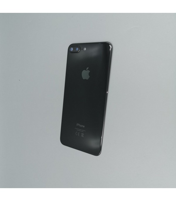 Заднее стекло корпуса iPhone  8 Plus Black EU (стекло камеры orig)