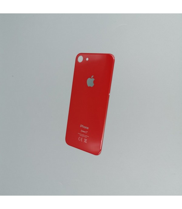 Заднее стекло корпуса iPhone  8  Red EU (увеличенное отверстие под камеру)