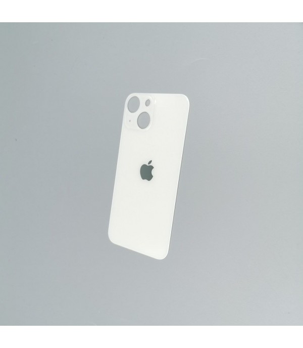 Заднее стекло корпуса iPhone 13 mini Starlight (увеличенное отверстие под камеру)