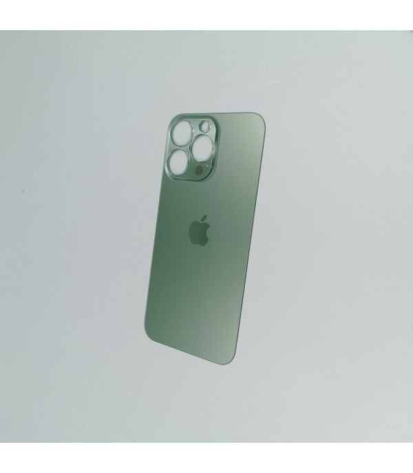 Заднее стекло корпуса iPhone 13 Pro  Green (увеличенное отверстие под камеру)