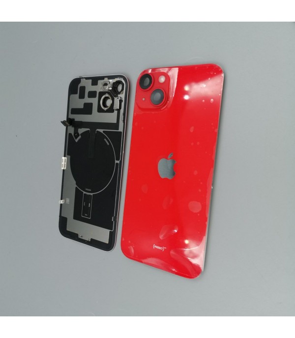 Заднее стекло корпуса iPhone 14 Plus Red ( original)  в сборе