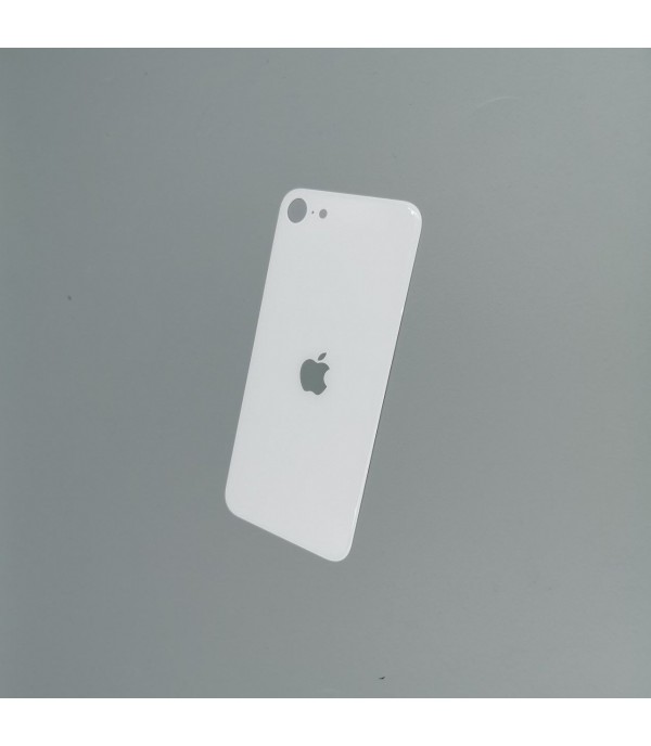 Заднее стекло корпуса iPhone  SE 2020 White USA (увеличенное отверстие под камеру)