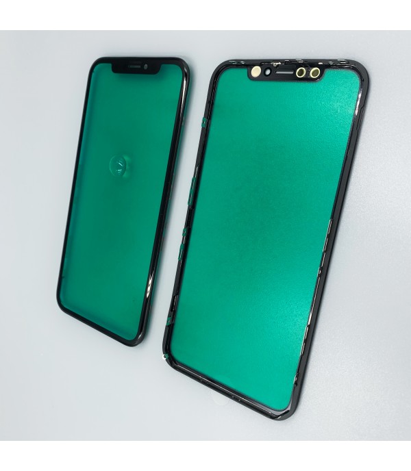 Стекло c рамкой для переклейки iPhone  XR имитация Original